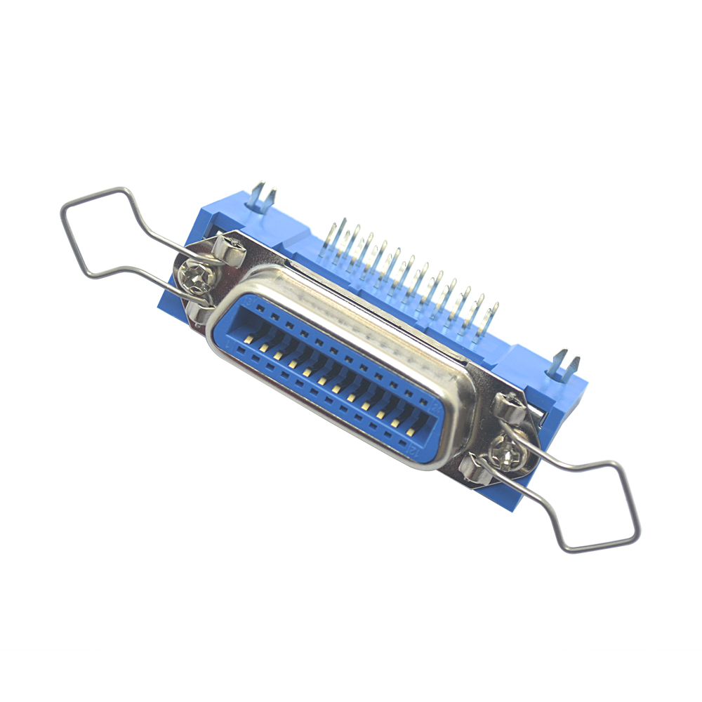 24P 57BR母座90°鎖合3.9Z字片新四勾耳連接器